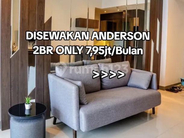 Anderson 2Br Apartment for Rent Pakuwon Mall West Surabaya