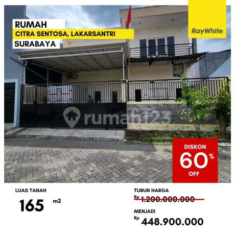 Dijual Rumah Lelang di Citra Sentosa Lakarsantri Surabaya Dijual Rumah Lelang di Citra Sentosa Lakarsantri Surabaya