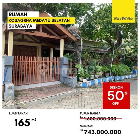 Dijual Rumah di Kosagrha Medayu Selatan Rungkut Surabaya
