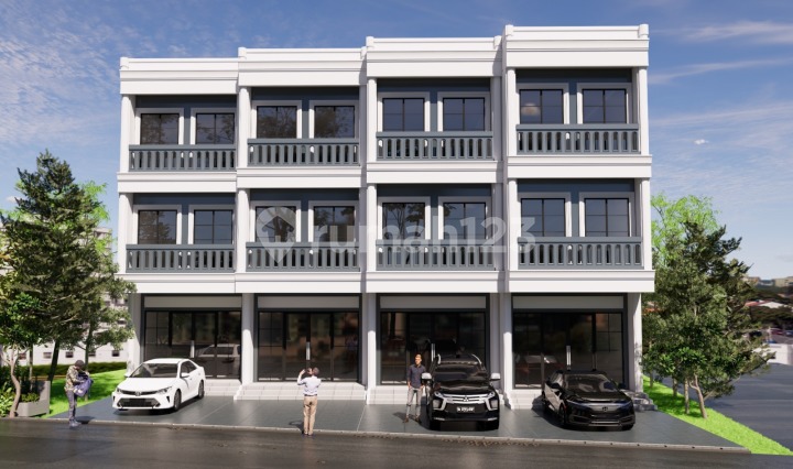 Ruko di Jual 3 Lantai bisa KPR Pinggir Jalan Utama