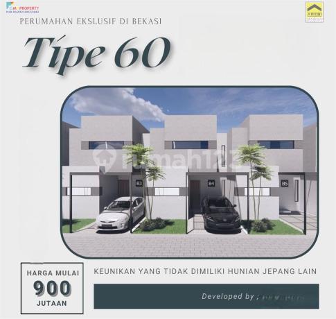 Rumah Cluster 2 Lantai Desain Japanda Jati Mekar Bekasi