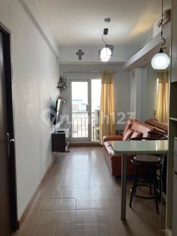 Apartemen Puri Park View Tower B. Hoek. Full Furnished. 2Br Direnov Jadi 1Br