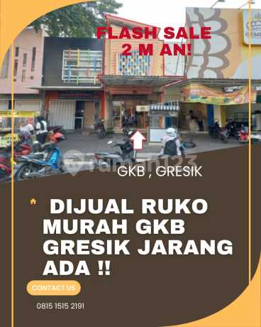 Jual Rugiii.. Ruko GKB hanya 1.950.000.000 / SHM / Hadap Timur