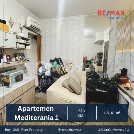 Dijual Sangat Murah Apartemen Mediterania 1 Furnished