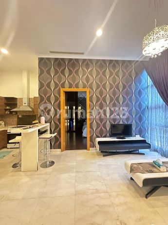 Dijual Apartemen 1 BR Furnished Senayan Residence Lantai GF