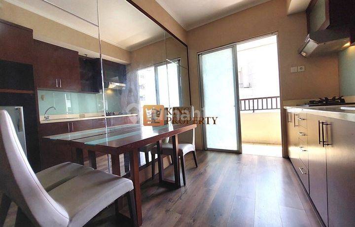 Selangkah Ke Hotel Grand Dafam & Dufan Ancol, Dekat Universitas Bunda Mulia, Full Parquet Furnished Terawat Siap Huni, Dijual 2BR Mediterania Marina Residence Ancol Jakarta Utara