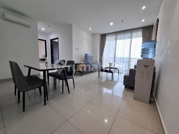 Selesai Renovasi & Siap Huni, Disewakan Apartement Central Park Residences 2Br+1 Furnished Lengkap Terawat, Hanya Jalan Kaki ke Mall Cp di Tanjung Duren