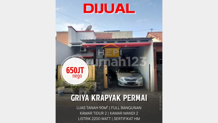Rumah di Griya Krapyak Permai Semarang Barat Rumah di Griya Krapyak Permai Semarang Barat
