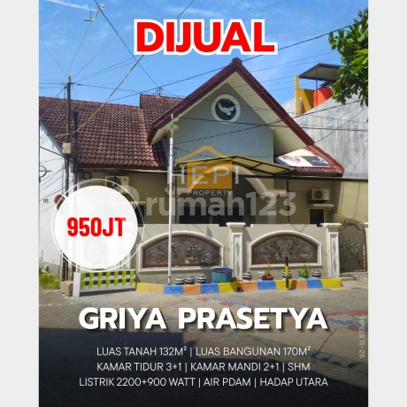 Rumah tengah kota di Griya Prasetya Semarang