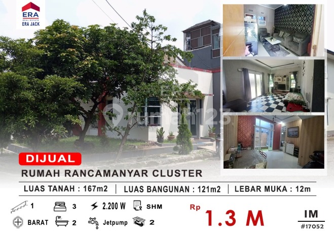 Rumah Mewah Posisi Hook di Komplek Terbaik di Rancamanyar Rumah Mewah Posisi Hook di Komplek Terbaik di Rancamanyar