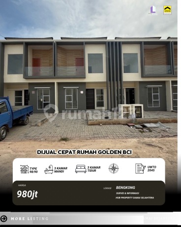 Cheap Sale Golden Bci Bengkong Ready to Occupy