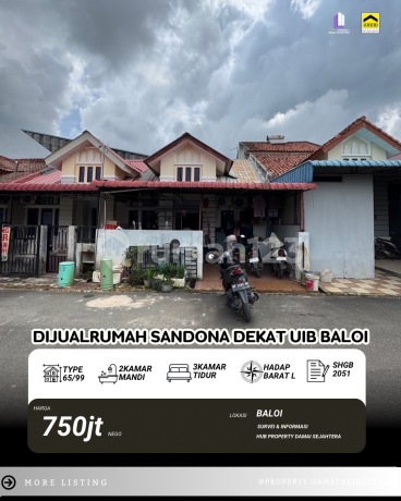 Dijual Cepat Rumah Sandona Dekat Sebelah Uib Baloi