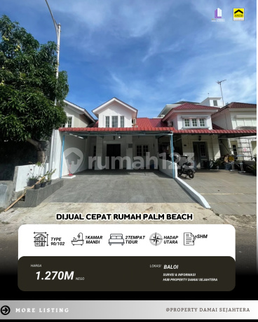 Dijual Rumah Palm Beach Batam Center Dijual Rumah Palm Beach Batam Center
