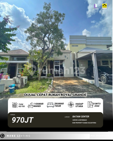 Dijual Cepat Rumah Elit Royal Grande