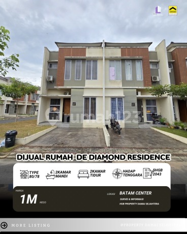 Dijual Cepat‼️rumah De Diamond Residence - Batam Center Dijual Cepat‼️rumah De Diamond Residence - Batam Center