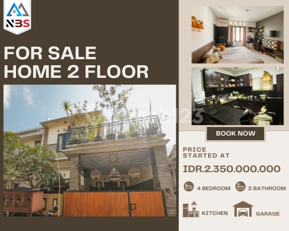 Dijual Rumah 2 Lantai Masih Terawat Baik & Siap Huni Lokasi Jl Muding Mekar Kerobokan Kuta Utara