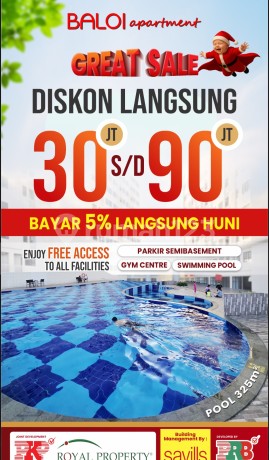Apartment Siap Huni Lokasi Baloi Cicilan 5 Jutaan