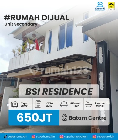 Dijual Rumah Bsi Residence Batam Centre