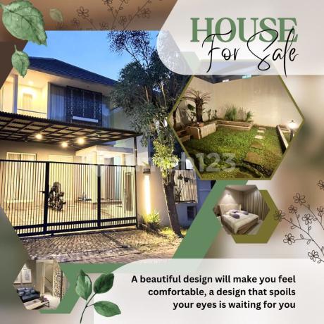 Rumah Full Furnished Alam Galaxy Surabaya Barat Siap Huni