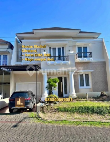 Di Jual Cepat Hunian Ekslusif Citraland 2 Lantai 4 Kamar 4 Toilet