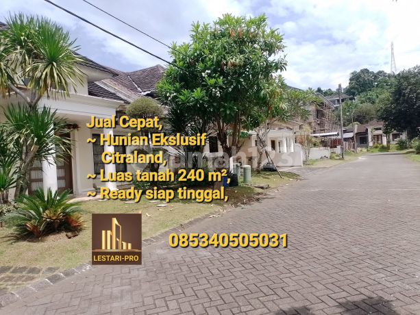 Dijual Banting Harga Hunian Ekslusif Citraland Siapa Cepat Dapat