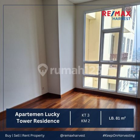Sewa Apartemen 3Br Lucky Tower, Free Ac dan Kitchen Set Lengkap
