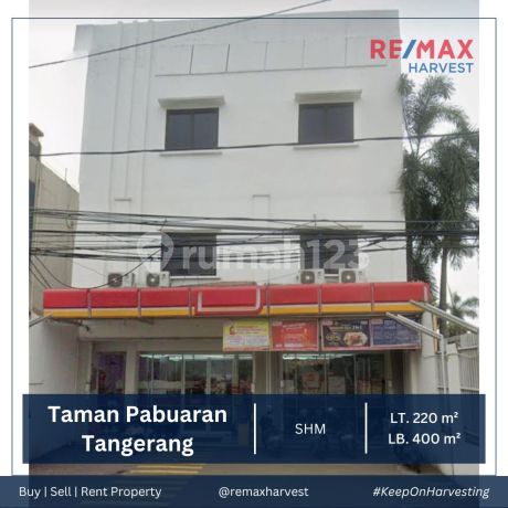 Ruko Bagus Luas 400m2 Cocok untuk Usaha di Taman Pabuaran Tangerang
