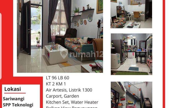Di Jual Cepat rumah cluster  rasa Villa di Pusat Bandung barat