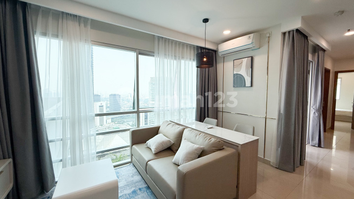 Sahid Sudirman Residences 2 Bedrooms 70m2 Furnished For Rent Negotiable Price