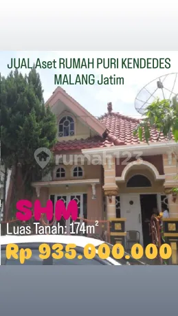 Jual Aset Rumah Puri Kendedes Malang Jatim Indra 5818