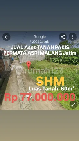 Jual Aset Tanah Pakis Permata Asri Malang Jatim Indra 6667