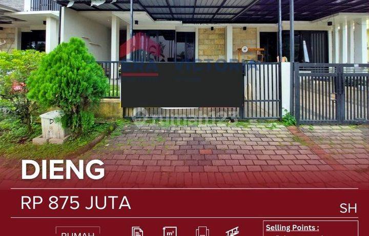 Dijual Rumah Minimalis Strategis Di Villa Dieng Residence - Dekat Global School Unmer Ub Dan Akses Mudah Ke Dieng Dan Bandulan