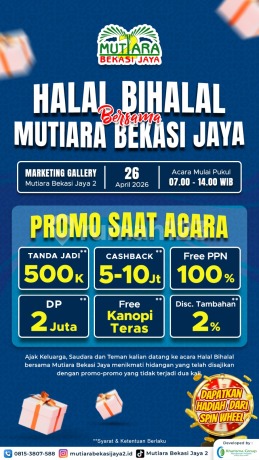 Subsidized Flood-Free House Mutiara Bekasi Jaya Subsidized Flood-Free House Mutiara Bekasi Jaya