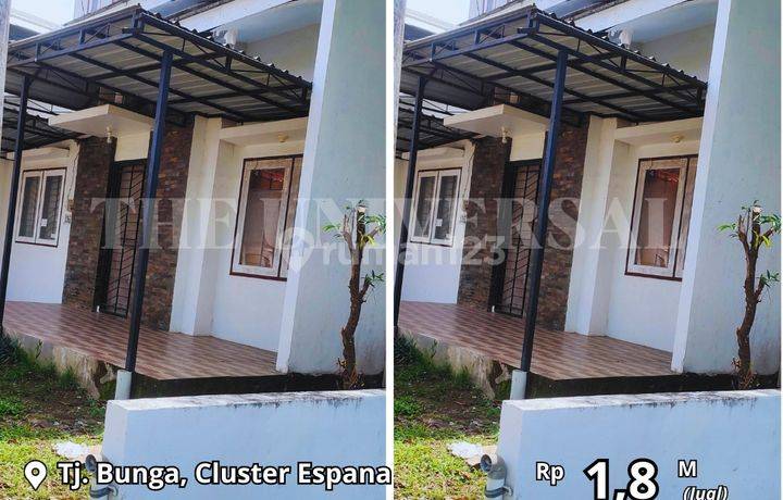 Dijual Rumah Minimalis 2lt + Perabot Cluster Espana Tj. Bunga 