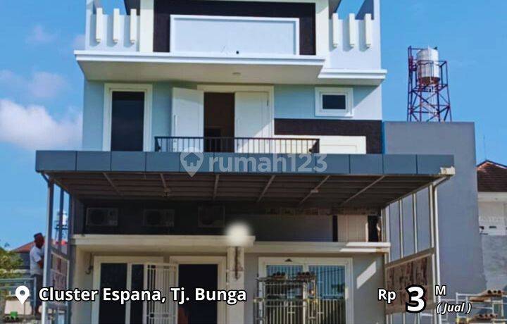 Dijual Rumah Cantik Siap Huni 2LT Cluster Espana Tj. Bunga Nego 