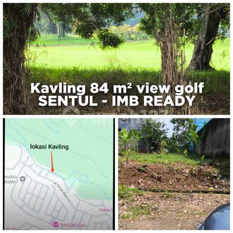 For Sale Plot in Griya Alam Sentul, Front View Plot Directly Faces Permata Sentul Golf Course