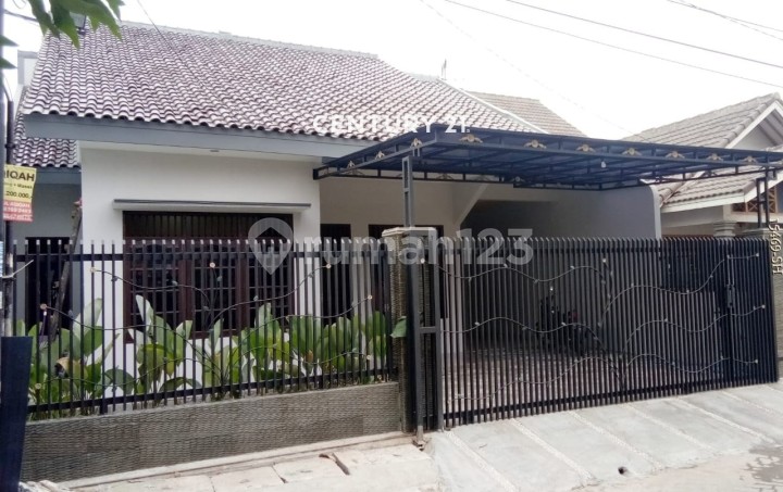 Dijual Rumah Murah Baru Direnovasi Komplek Deplu Pondok Aren