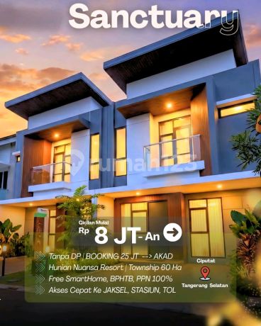 Rumah Ala Resort di Ciputat Akses Cepat ke Jaksel & Stasiun MRT