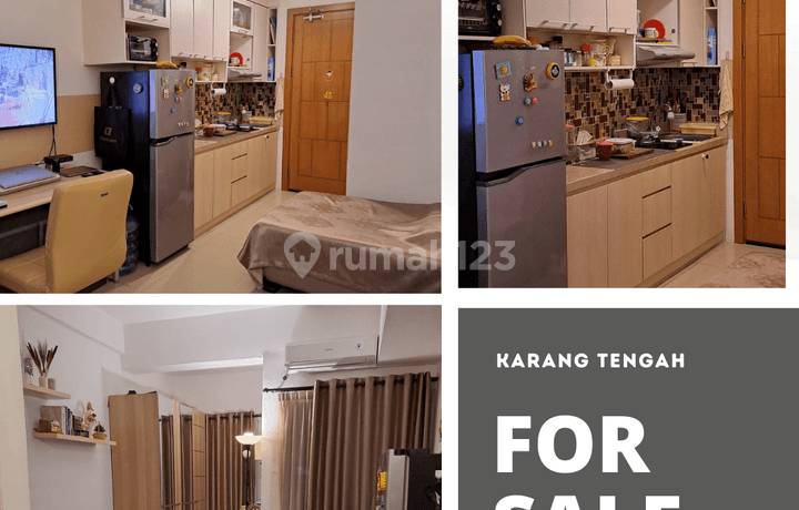 Dijual apartment studio full furnish The NEST Karang Tengah 