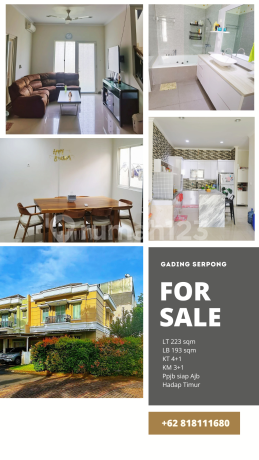 Jual (super rugi) Cluster MAXWELL Gading Serpong 