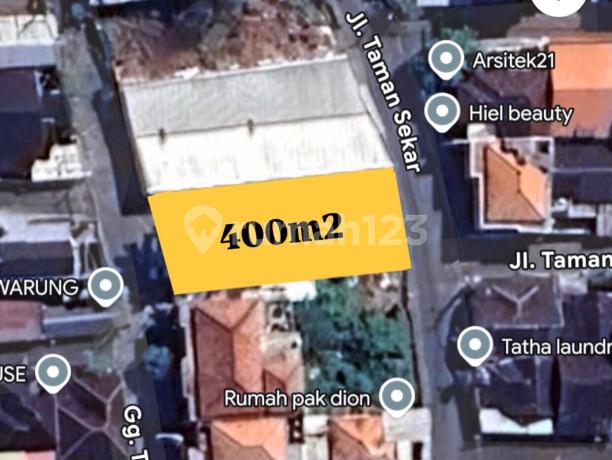 Di Jual Tanah Seluas 4are di Jl. Taman Sekar I No. 1, Padangsambian, Denpasar Barat, Kota Denpasar, Bali, Indonesia, 80117, Denpasar Barat