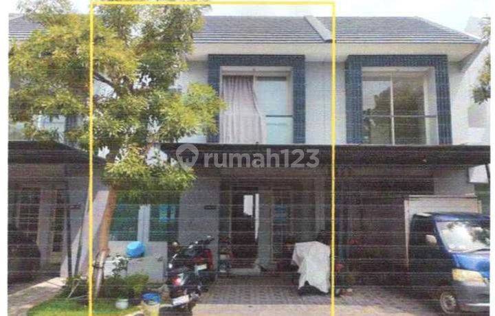 Dijual Murah Via Lelang Rumah Grand Pakuwon Cluster Queensland Surabaya Barat . SHM