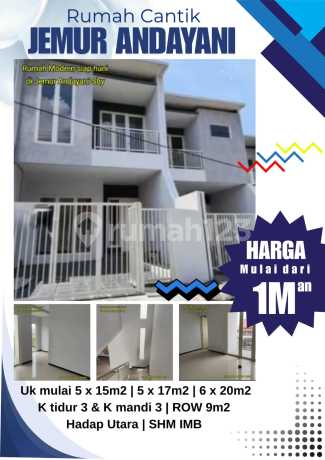 Dijual Rumah 2 Lantai Jemur Andayani Dekat Ubaya Surabaya .harga Mulai 1 M An