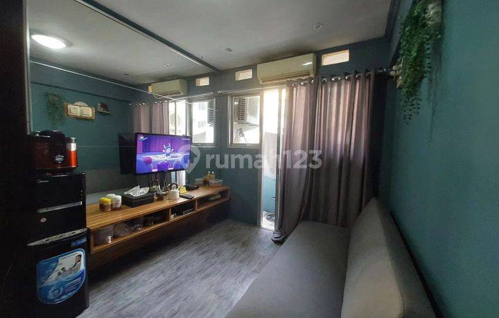 Dijual Murah Apartemen 2 Br Furnish Strategis Lantai 17 Di Sentra Timur Jakarta Timur