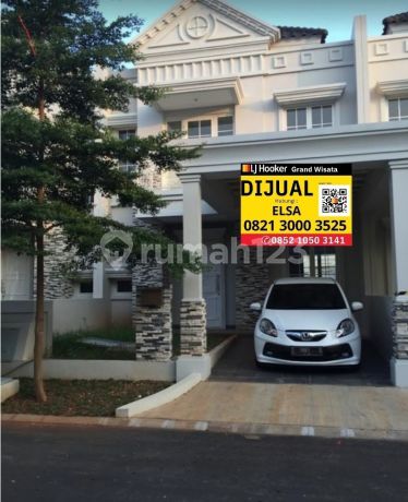 Dijual Rumah 2 Lantai Shm Bagus Luas 277 M² 4 + 1 Kamar Tidur Keamanan 24 Jam One Gate Security System Hanya 6 Menit Menuju Resinda Park Mall, Fasilitas Waterpark, Masjid, Pusat Kuliner Grand Taruma Karawang
