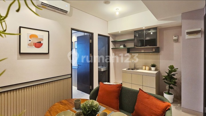 Jual Apartemen Baru 1 Bedroom Full Furnished Siap Huni di Pusat Kota Surabaya 