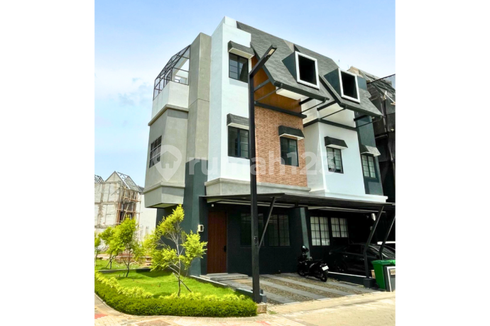 Rumah Ala Skandinavian 3 Lantai Jakarta Timur Dekat Toll dan Mall