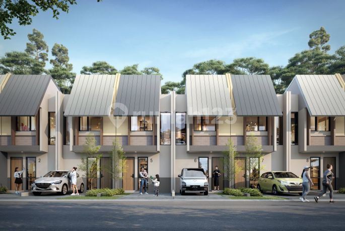 For Sale Cheap House Under 1M with 2 Floors & 2 Bedrooms in Tangerang