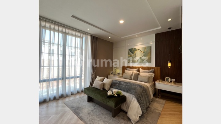 For Sale Modern Classic Style Luxury House in Jakarta 3 Floors with High Ceiling