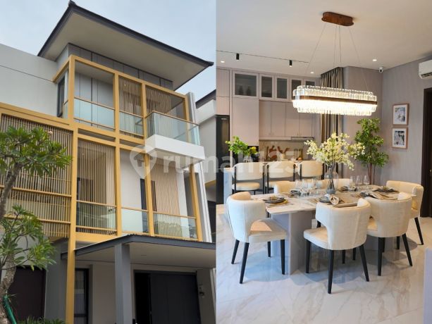 Rumah Mewah 3 Lantai di BSD Tangerang Luas Cocok untuk Keluarga 